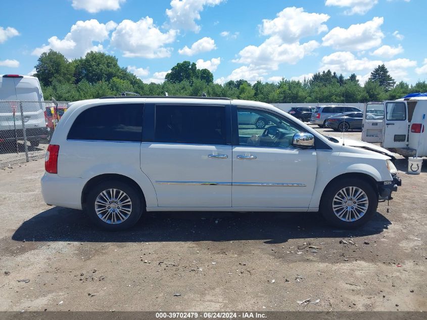 2013 Chrysler Town & Country Touring-L VIN: 2C4RC1CGXDR708717 Lot: 39702479