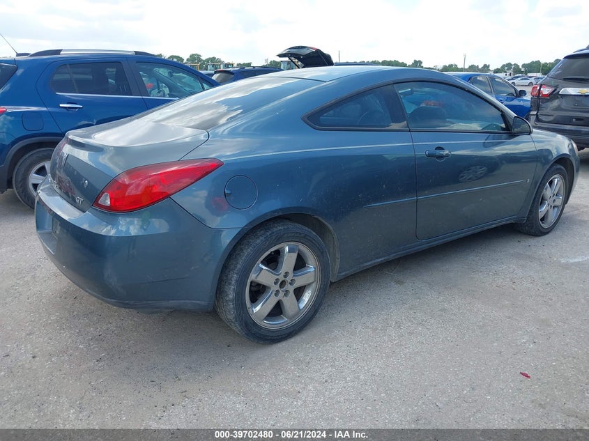 2006 Pontiac G6 Gt VIN: 1G2ZH158764261135 Lot: 39702480
