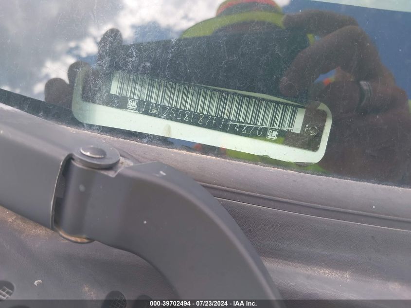 2007 Chevrolet Malibu Ls VIN: 1G1ZS58F87F114870 Lot: 39702494