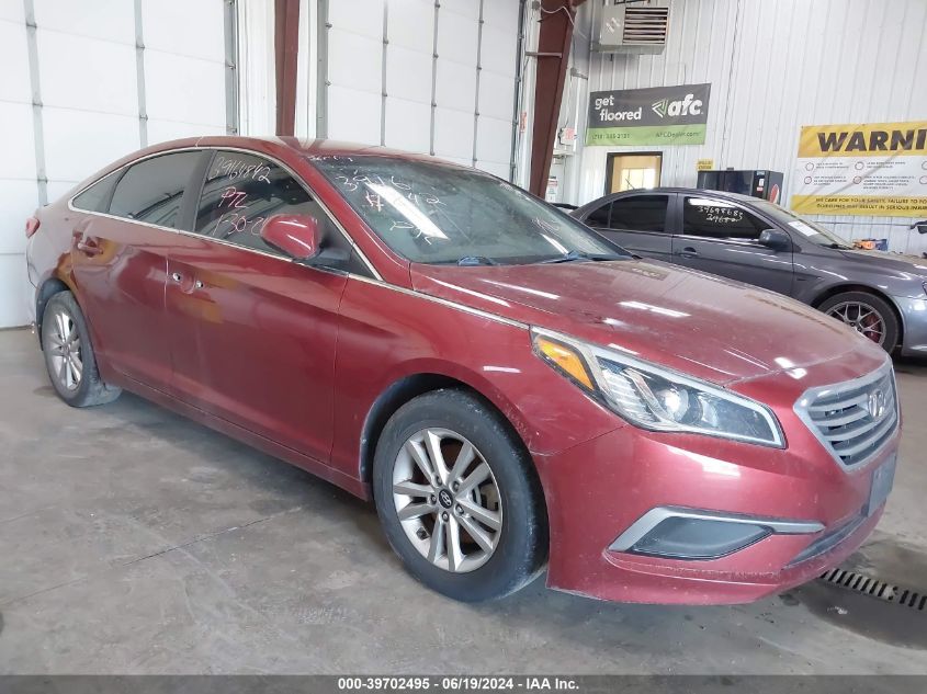 2016 Hyundai Sonata Se VIN: 5NPE24AF3GH390521 Lot: 39702495