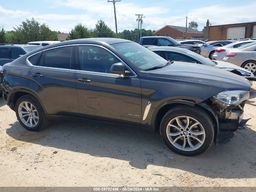 2016 BMW X6 xDrive35I VIN: 5UXKU2C57G0N81909 Lot: 39702496