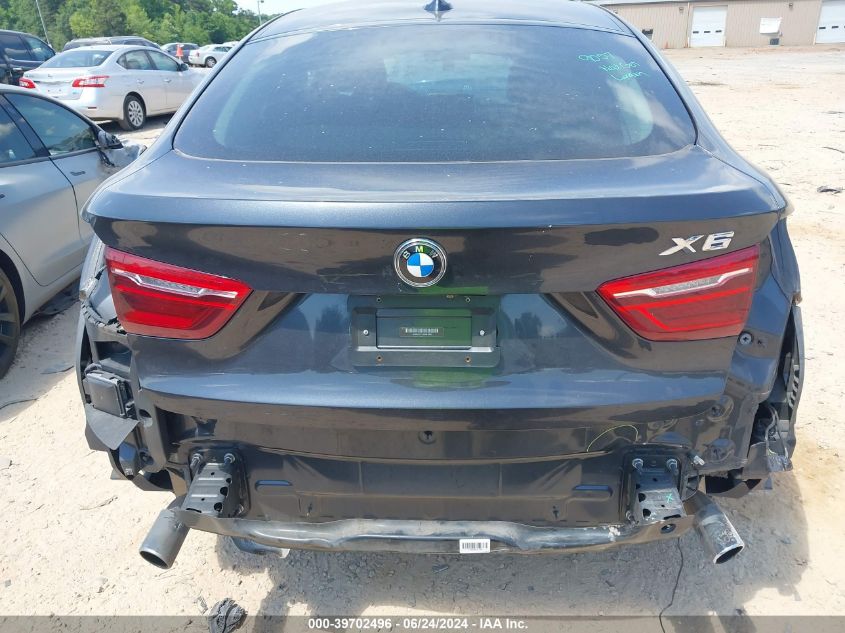 2016 BMW X6 xDrive35I VIN: 5UXKU2C57G0N81909 Lot: 39702496