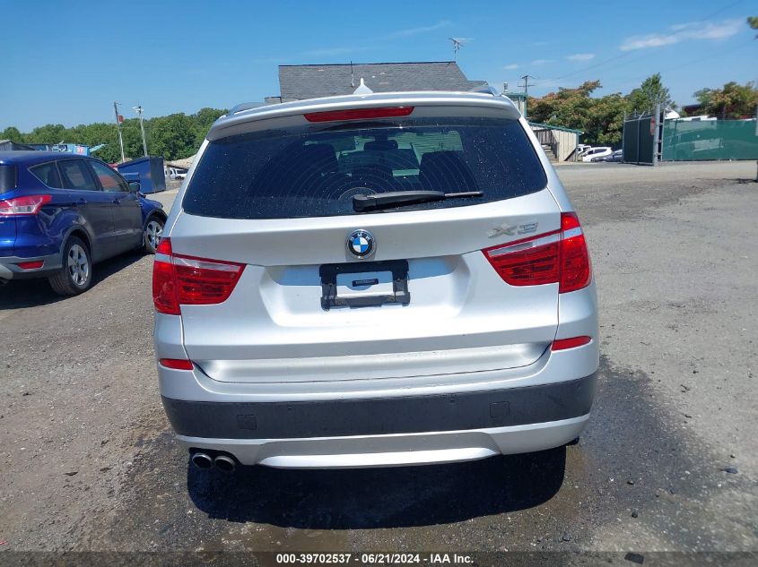 2014 BMW X3 xDrive28I VIN: 5UXWX9C57E0D28896 Lot: 39702537