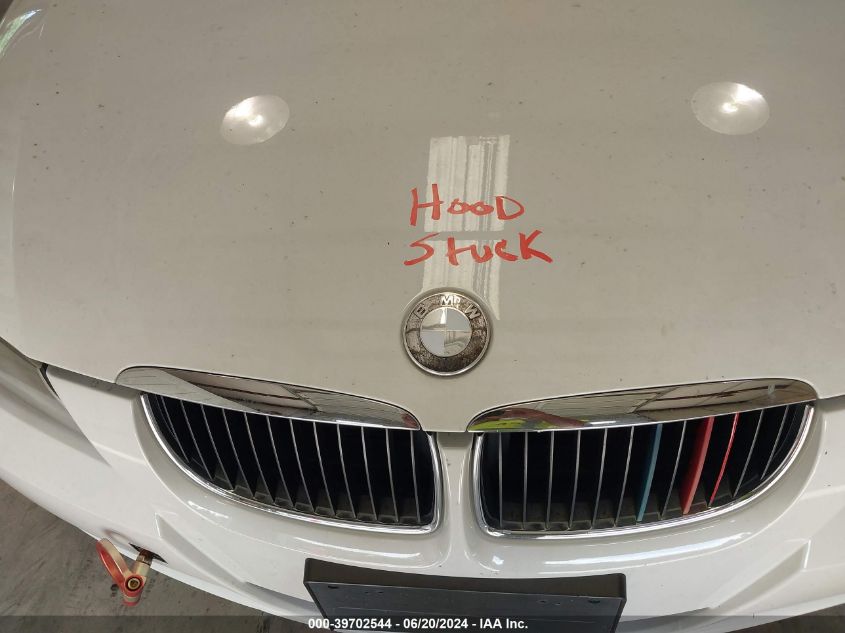 2008 BMW 328I VIN: WBAVA37538NL56024 Lot: 39702544