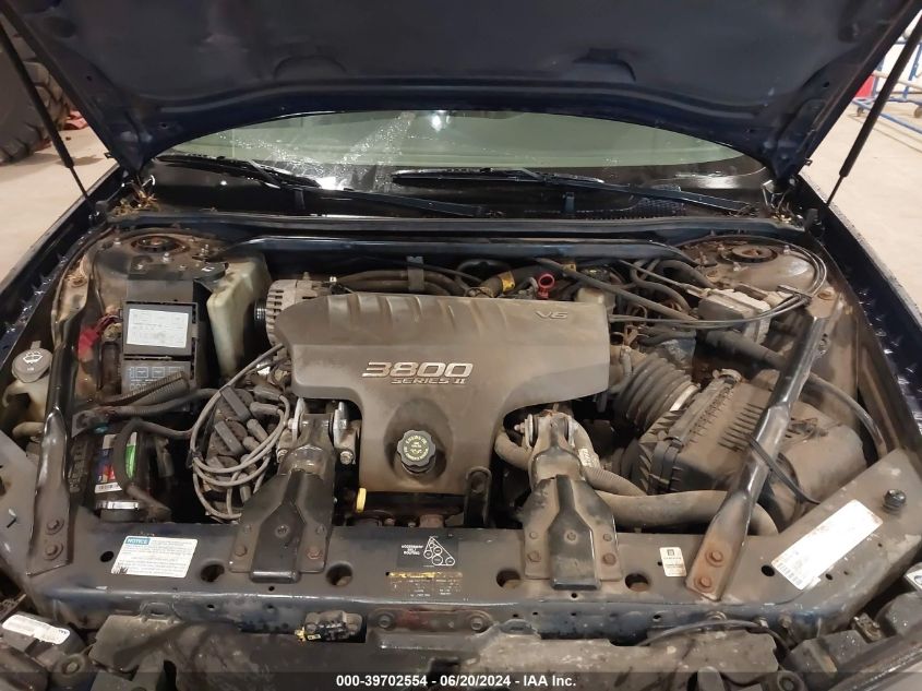 2002 Chevrolet Impala Ls VIN: 2G1WH55K329128860 Lot: 39702554