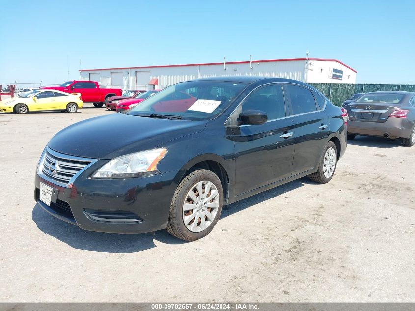 2013 Nissan Sentra Sv VIN: 3N1AB7AP8DL689011 Lot: 39702557