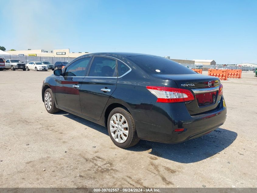 2013 Nissan Sentra Sv VIN: 3N1AB7AP8DL689011 Lot: 39702557