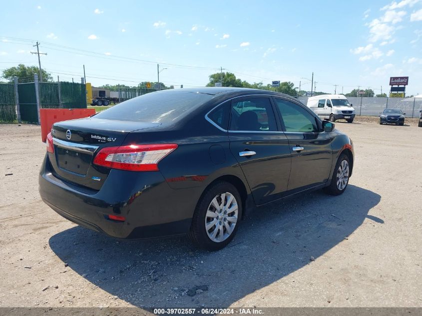 2013 Nissan Sentra Sv VIN: 3N1AB7AP8DL689011 Lot: 39702557