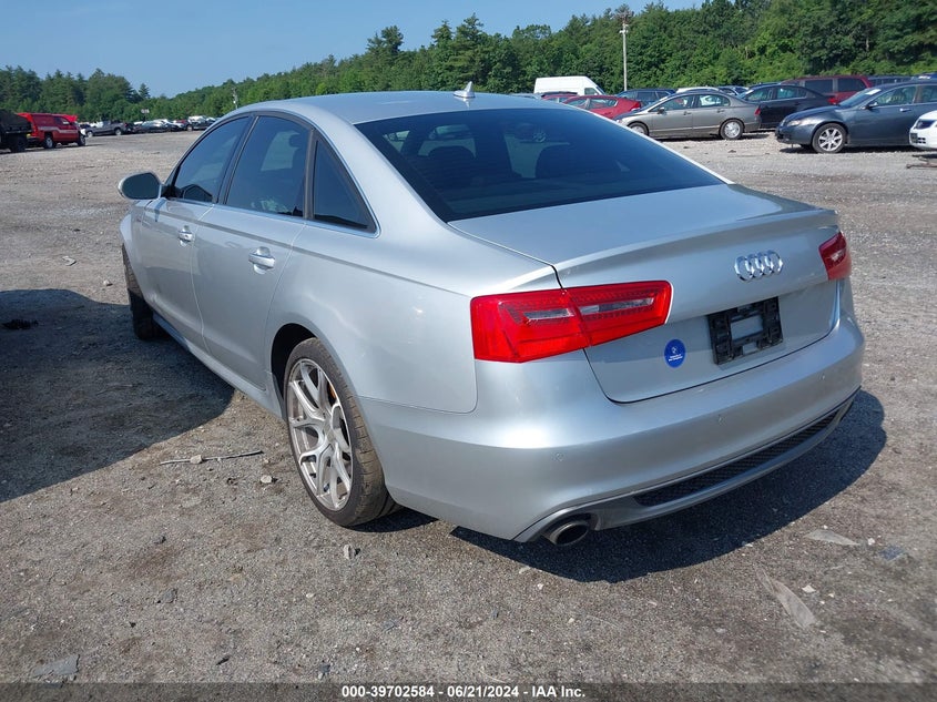 2012 Audi A6 Prestige VIN: WAUJGAFC2CN119549 Lot: 39702584