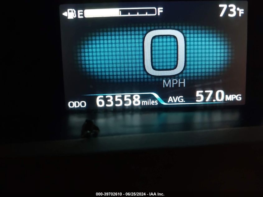 2021 Toyota Prius Le VIN: JTDKAMFUXM3137989 Lot: 39702610