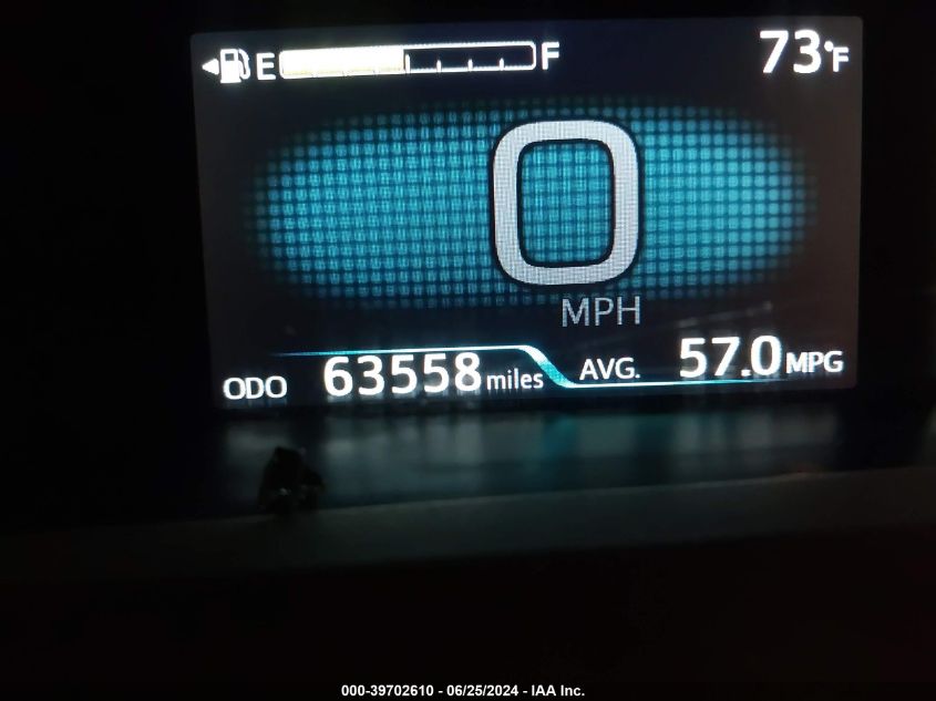 2021 Toyota Prius Le VIN: JTDKAMFUXM3137989 Lot: 39702610