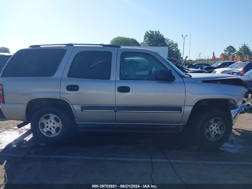 2004 Chevrolet Tahoe Ls VIN: 1GNEC13Z94J107097 Lot: 39702651