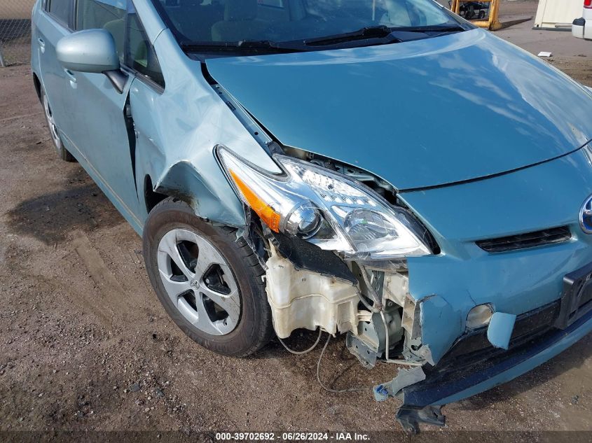 2012 Toyota Prius VIN: JTDKN3DU1C5406174 Lot: 39702692