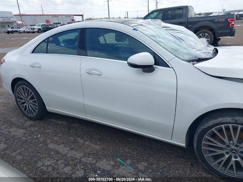 2022 Mercedes-Benz Cla 250 4Matic VIN: W1K5J4HB0NN263217 Lot: 39702700