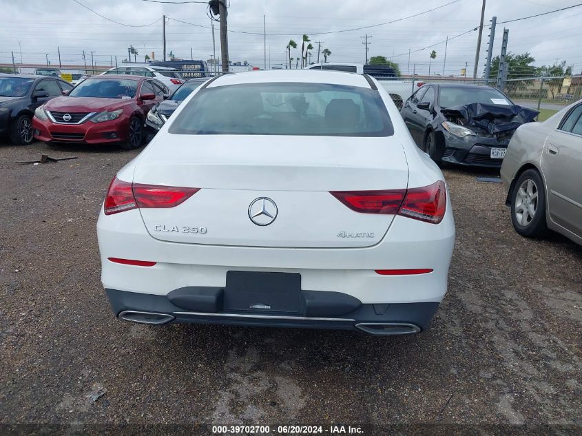 2022 Mercedes-Benz Cla 250 4Matic VIN: W1K5J4HB0NN263217 Lot: 39702700