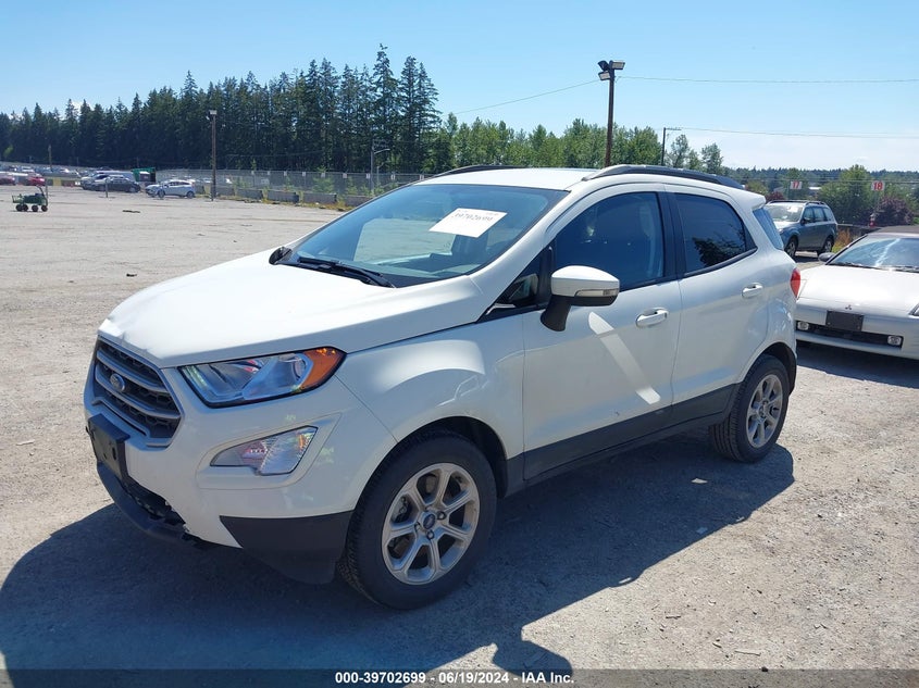 VIN MAJ3S2GE0LC347406 2020 FORD ECOSPORT SE