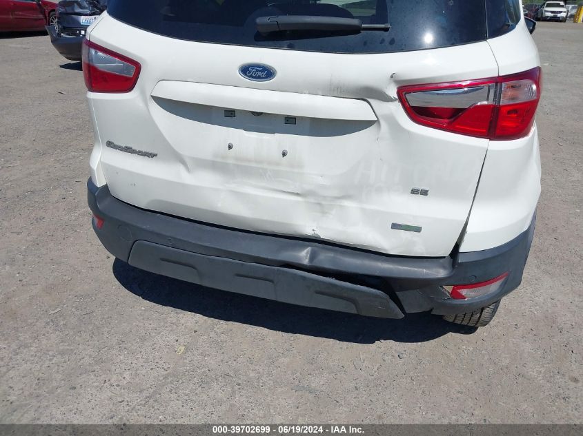 2020 Ford Ecosport Se VIN: MAJ3S2GE0LC347406 Lot: 39702699