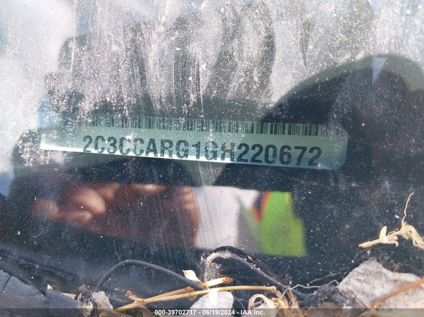 2016 Chrysler 300 Limited VIN: 2C3CCARG1GH220672 Lot: 39702717