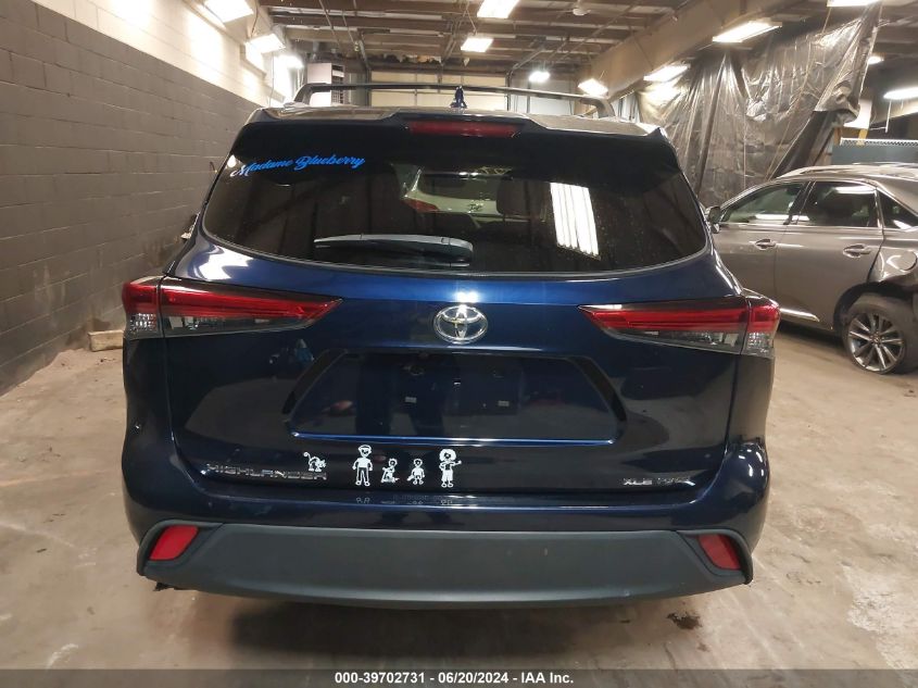 2021 Toyota Highlander Xle VIN: 5TDGZRBH0MS154710 Lot: 39702731