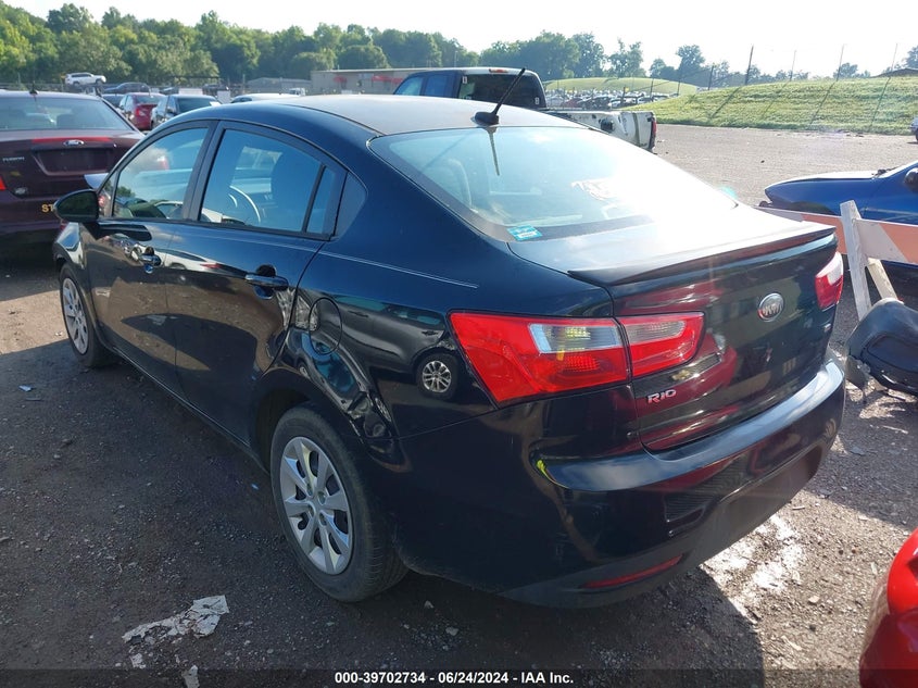 2014 Kia Rio Lx VIN: KNADM4A36E6403357 Lot: 39702734