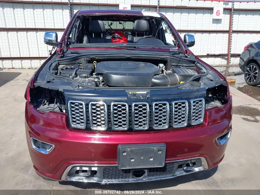 2019 Jeep Grand Cherokee Overland 4X4 VIN: 1C4RJFCG5KC834444 Lot: 39702742