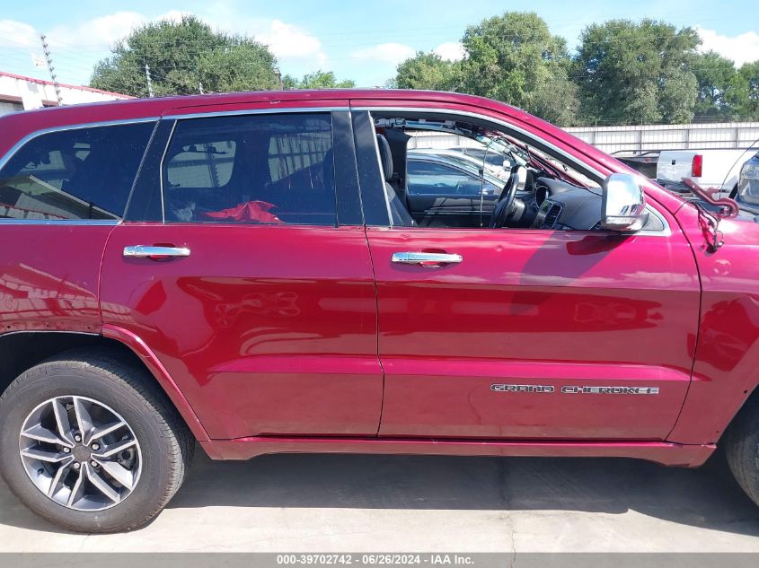 2019 Jeep Grand Cherokee Overland 4X4 VIN: 1C4RJFCG5KC834444 Lot: 39702742