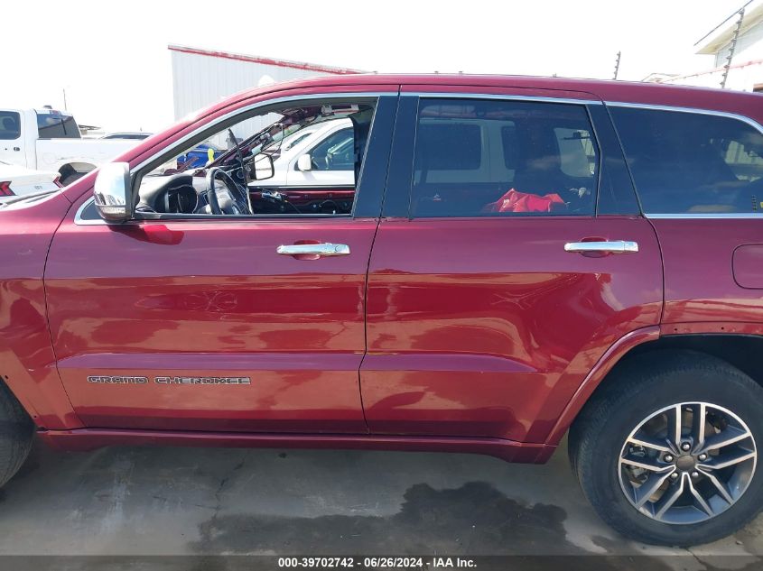 2019 Jeep Grand Cherokee Overland 4X4 VIN: 1C4RJFCG5KC834444 Lot: 39702742