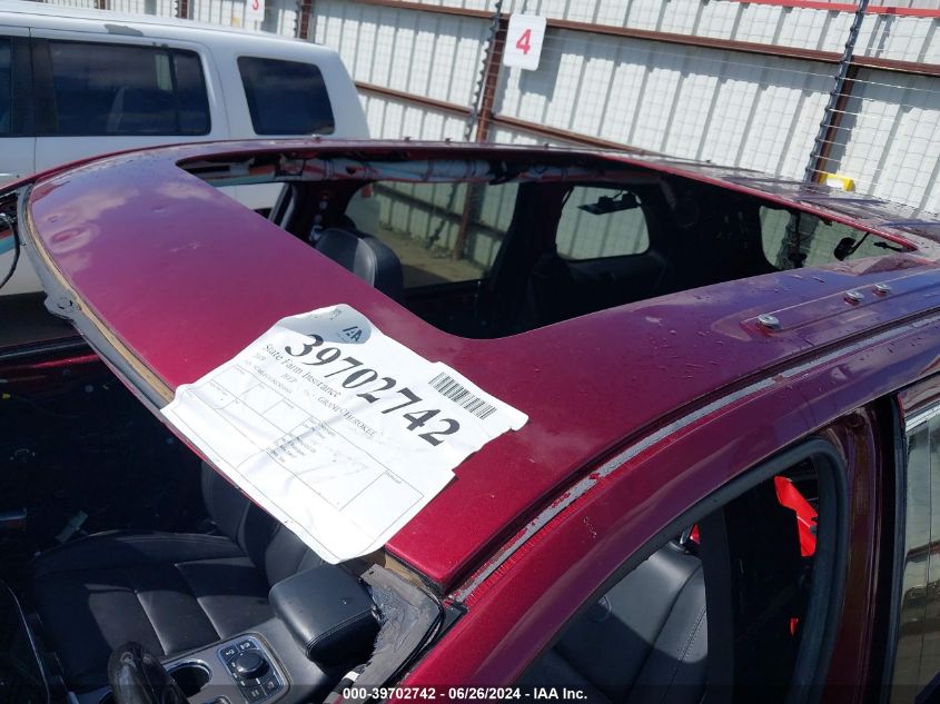 2019 Jeep Grand Cherokee Overland 4X4 VIN: 1C4RJFCG5KC834444 Lot: 39702742