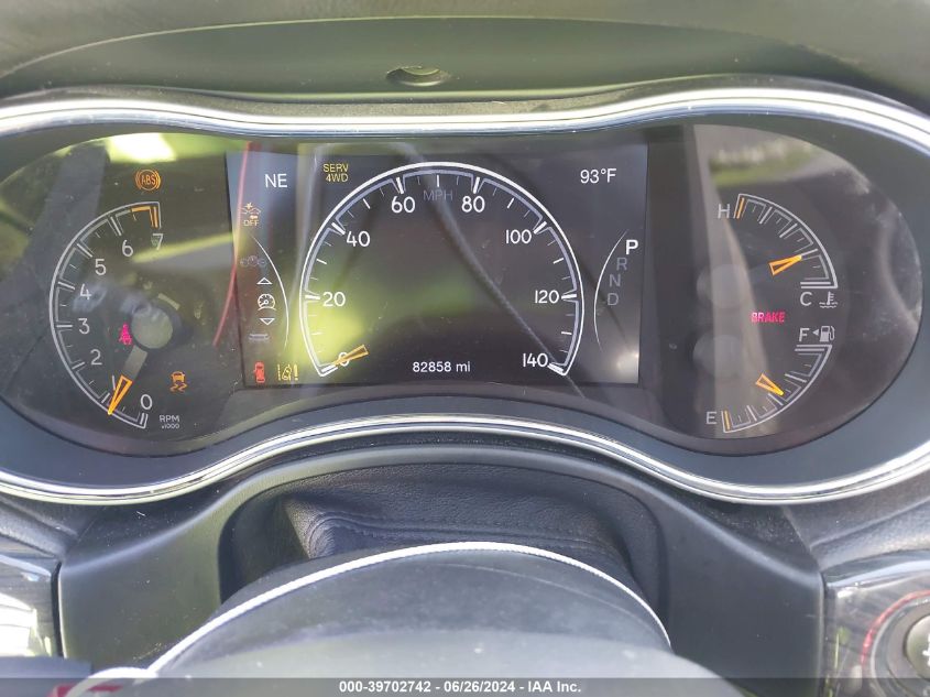 2019 Jeep Grand Cherokee Overland 4X4 VIN: 1C4RJFCG5KC834444 Lot: 39702742