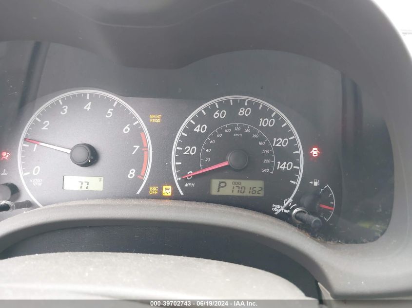 2010 Toyota Corolla Le VIN: 2T1BU4EE1AC380613 Lot: 39702743