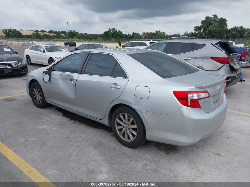 2012 Toyota Camry Le VIN: 4T4BF1FK7CR162941 Lot: 39702757