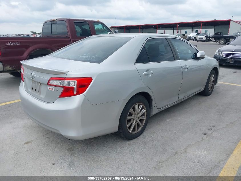 2012 Toyota Camry Le VIN: 4T4BF1FK7CR162941 Lot: 39702757