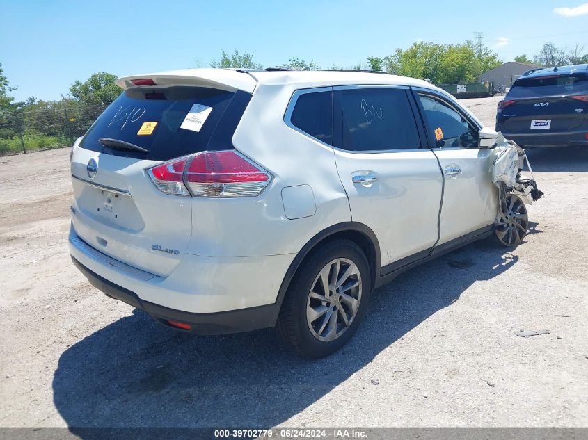 2015 Nissan Rogue Sl VIN: 5N1AT2MV2FC858957 Lot: 39702779