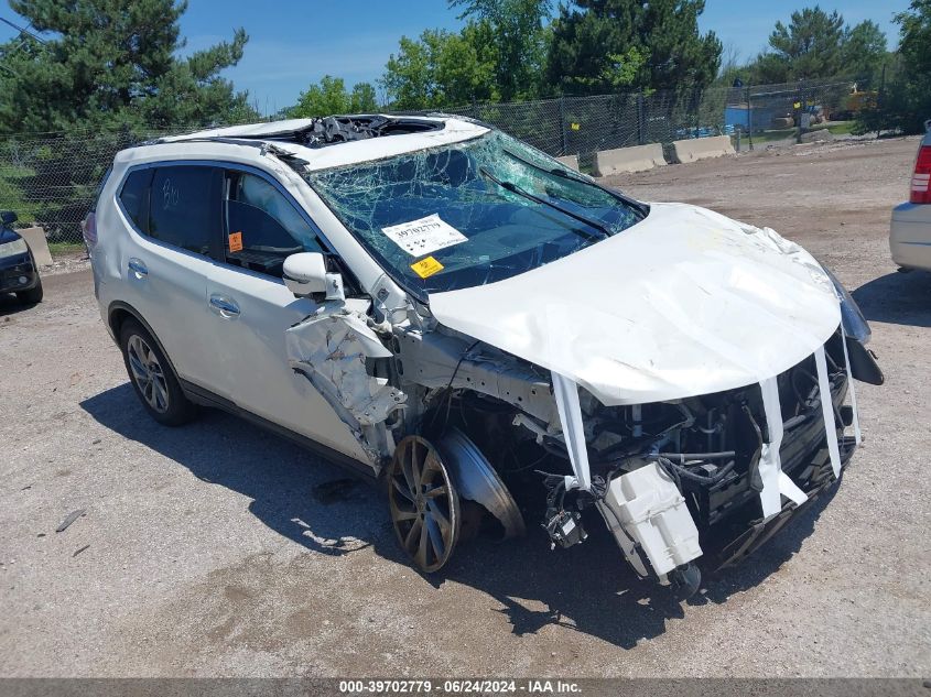 2015 Nissan Rogue Sl VIN: 5N1AT2MV2FC858957 Lot: 39702779