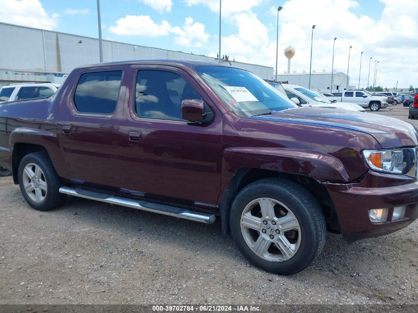 2010 Honda Ridgeline Rtl VIN: 5FPYK1F5XAB011636 Lot: 39702784