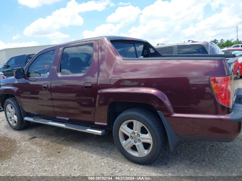 2010 Honda Ridgeline Rtl VIN: 5FPYK1F5XAB011636 Lot: 39702784