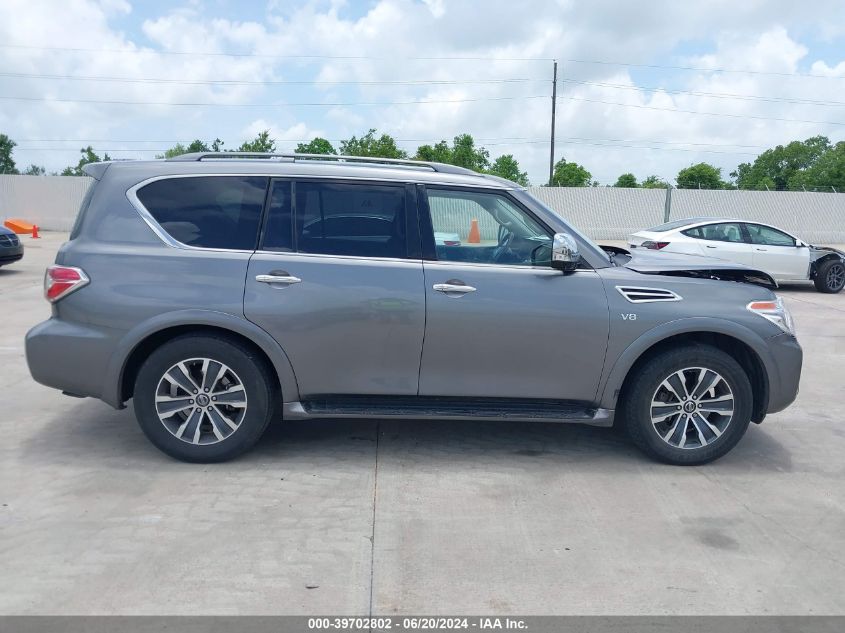 2020 Nissan Armada Sl 2Wd VIN: JN8AY2ND1L9110421 Lot: 39702802