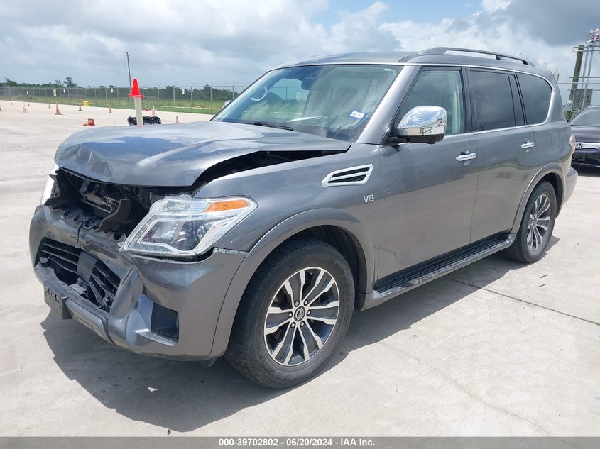 2020 Nissan Armada Sl 2Wd VIN: JN8AY2ND1L9110421 Lot: 39702802