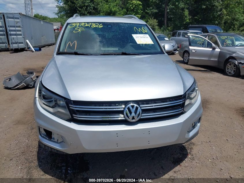 2012 Volkswagen Tiguan Sel VIN: WVGBV7AX0CW568924 Lot: 39702826