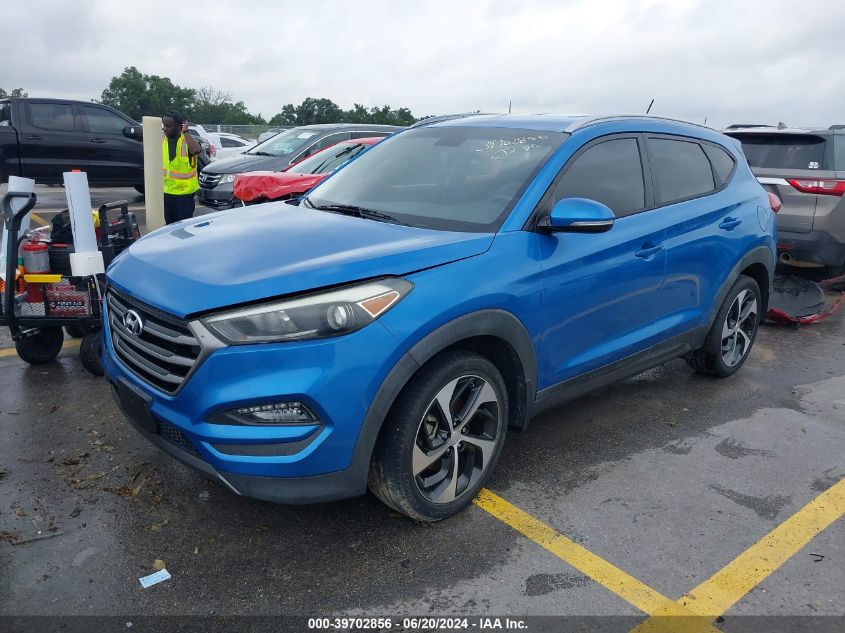 2016 Hyundai Tucson Sport VIN: KM8J3CA21GU030278 Lot: 39702856