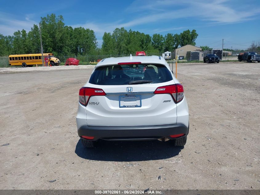 2021 Honda Hr-V Awd Lx VIN: 3CZRU6H36MM754403 Lot: 39702861