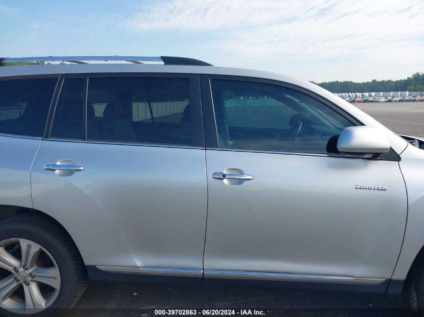 2013 Toyota Highlander Limited VIN: 5TDDK3EH1DS238423 Lot: 39702863
