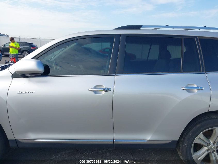2013 Toyota Highlander Limited VIN: 5TDDK3EH1DS238423 Lot: 39702863