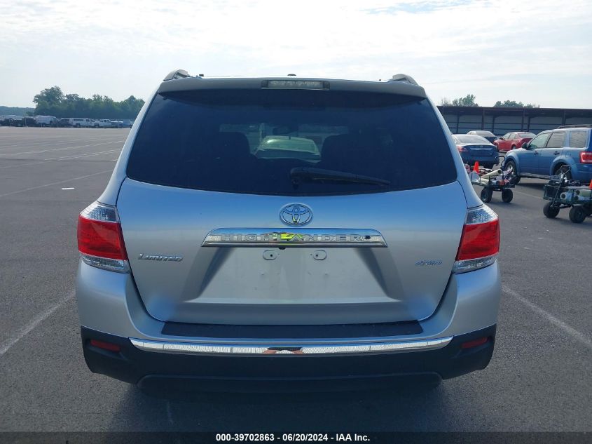 2013 Toyota Highlander Limited VIN: 5TDDK3EH1DS238423 Lot: 39702863