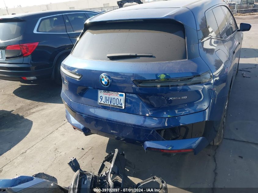 2024 BMW Ix xDrive50 VIN: WB523CF07RCN36914 Lot: 39702897