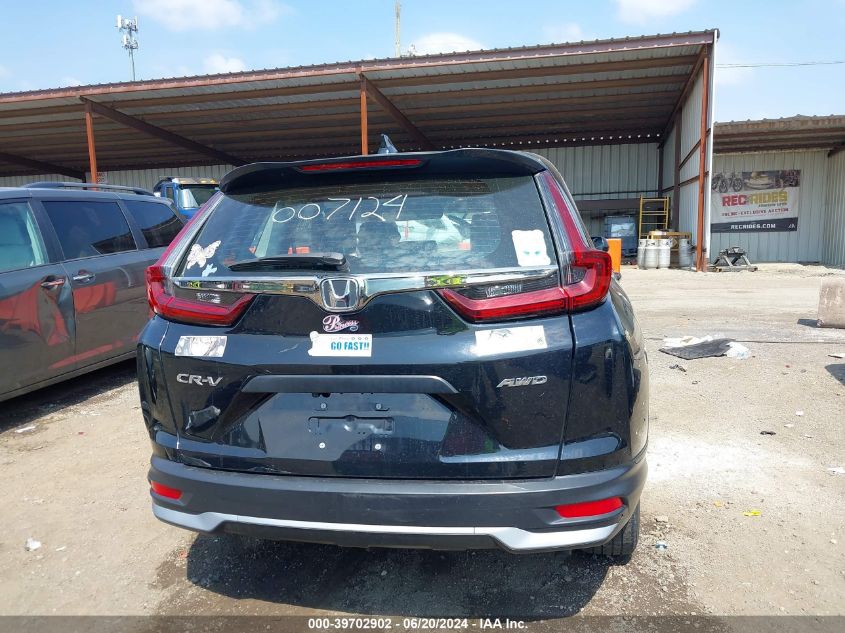 2021 Honda Cr-V Lx VIN: 5J6RW2H2XML007124 Lot: 39702902
