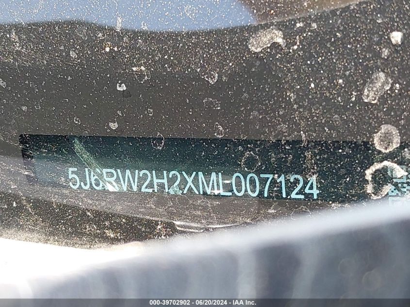 2021 Honda Cr-V Lx VIN: 5J6RW2H2XML007124 Lot: 39702902