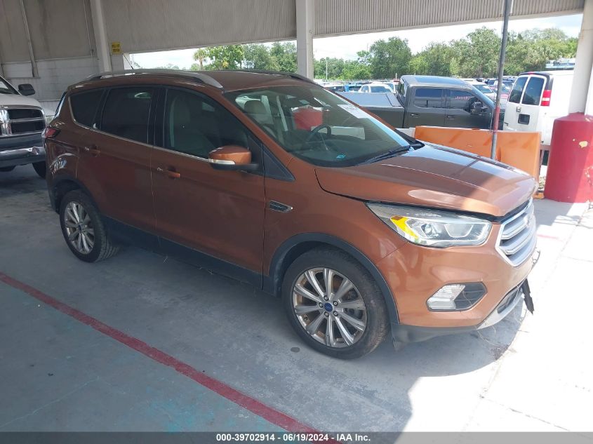 2017 Ford Escape Titanium VIN: 1FMCU0J98HUB86160 Lot: 39702914