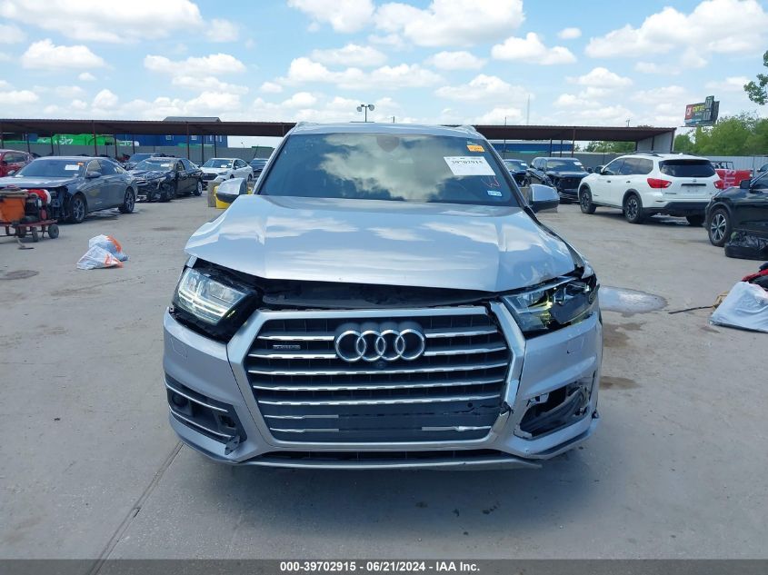 2018 Audi Q7 2.0T Premium VIN: WA1LHAF75JD039476 Lot: 39702915