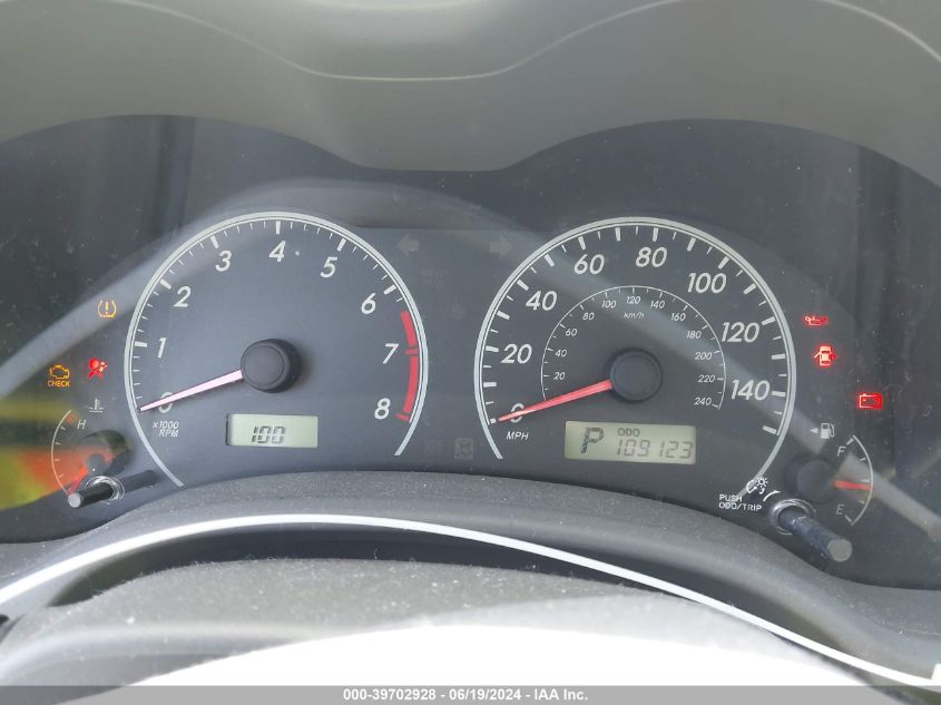 2009 Toyota Corolla Le VIN: JTDBL40E699067942 Lot: 39702928